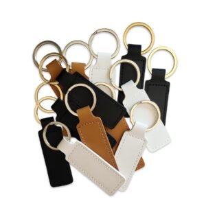 Personalised Leather Keyrings
